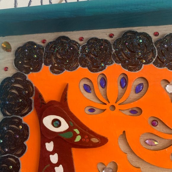 ⭐️#463 Hand Painted Wooden Halloween Sign - Picture 4 of 14